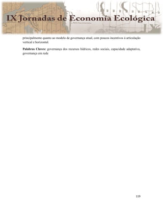 Actas IX Jornadas Economía Ecológica