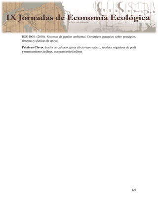 Actas IX Jornadas Economía Ecológica