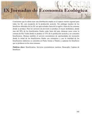 Actas IX Jornadas Economía Ecológica