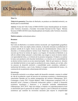 Actas IX Jornadas Economía Ecológica