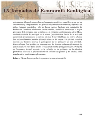 Actas IX Jornadas Economía Ecológica