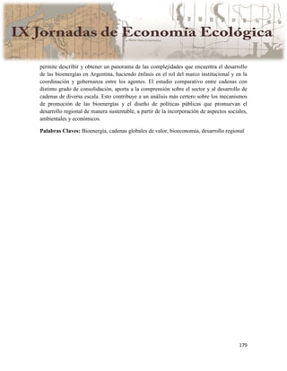 Actas IX Jornadas Economía Ecológica