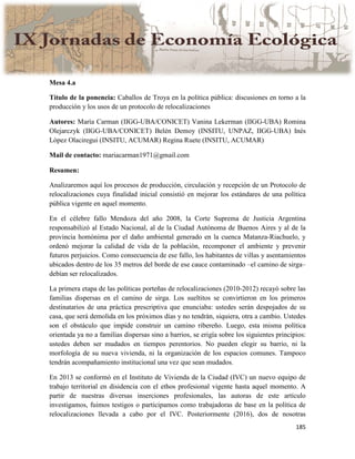 Actas IX Jornadas Economía Ecológica