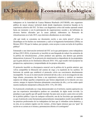 Actas IX Jornadas Economía Ecológica