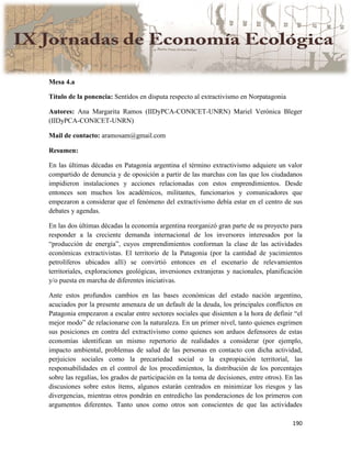 Actas IX Jornadas Economía Ecológica