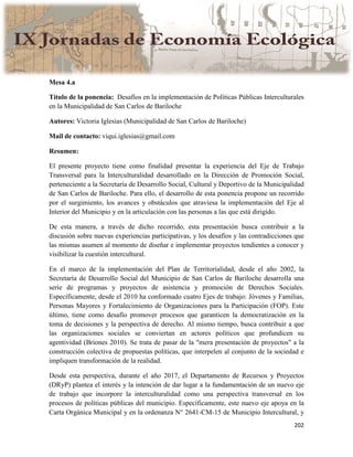 Actas IX Jornadas Economía Ecológica