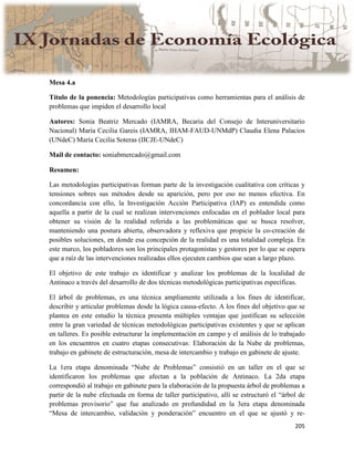 Actas IX Jornadas Economía Ecológica