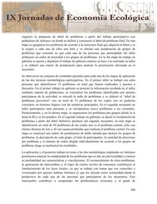 Actas IX Jornadas Economía Ecológica