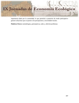 Actas IX Jornadas Economía Ecológica