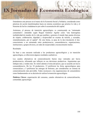 Actas IX Jornadas Economía Ecológica