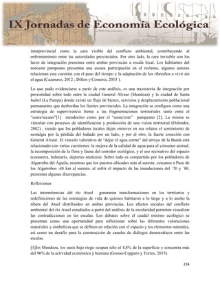 Actas IX Jornadas Economía Ecológica