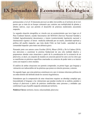 Actas IX Jornadas Economía Ecológica