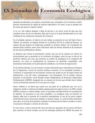 Actas IX Jornadas Economía Ecológica