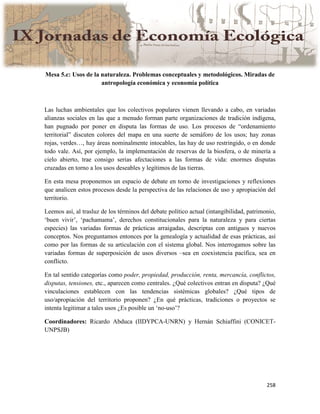 Actas IX Jornadas Economía Ecológica