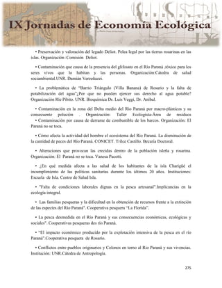 Actas IX Jornadas Economía Ecológica