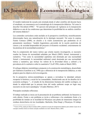 Actas IX Jornadas Economía Ecológica