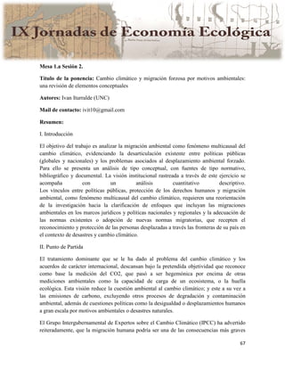 Actas IX Jornadas Economía Ecológica