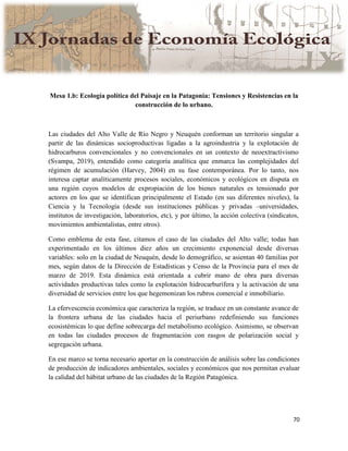 Actas IX Jornadas Economía Ecológica