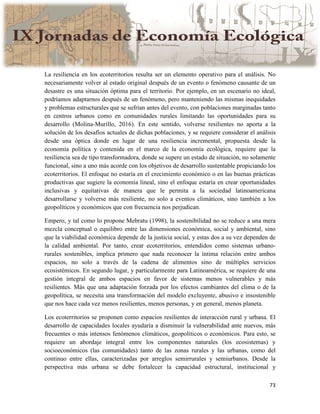 Actas IX Jornadas Economía Ecológica