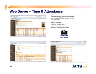 ACTAtek 3 Introduction | PDF