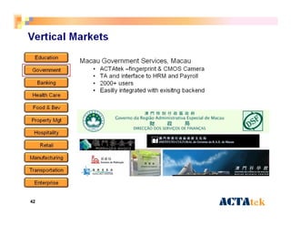 ACTAtek 3 Introduction | PDF
