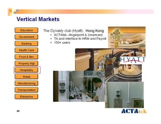 ACTAtek 3 Introduction | PDF