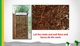 Conservation Agriculture concepts and principles | PPTX