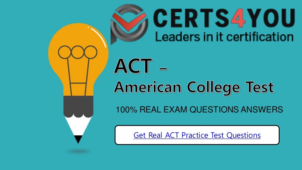 American College Test Exam Questions