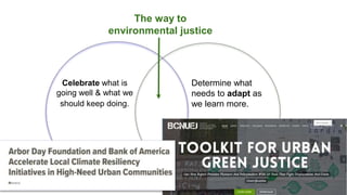 Environmental Justice in Urban & Community Forestry 