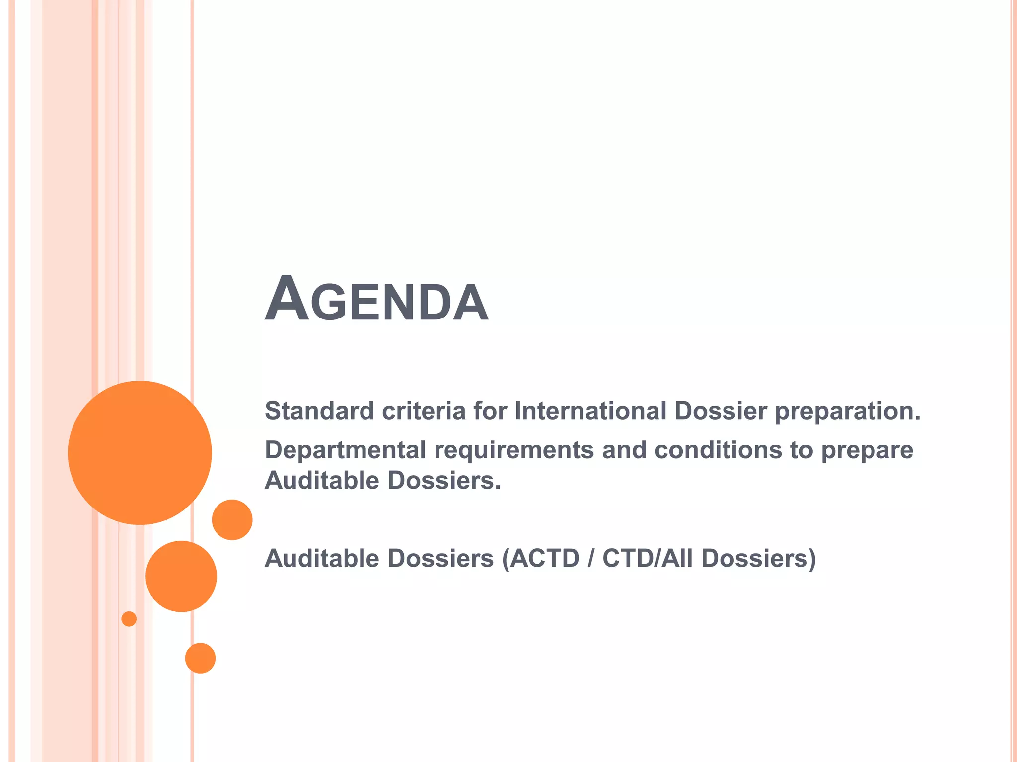Auditable Section AUDITABLE DATA AND REGULATORY AFFAIRS | PPTX