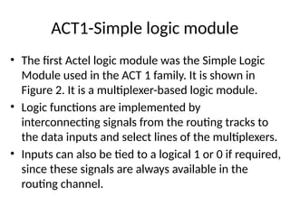 Actel act presentation by maggi shima rathothod | PPTX