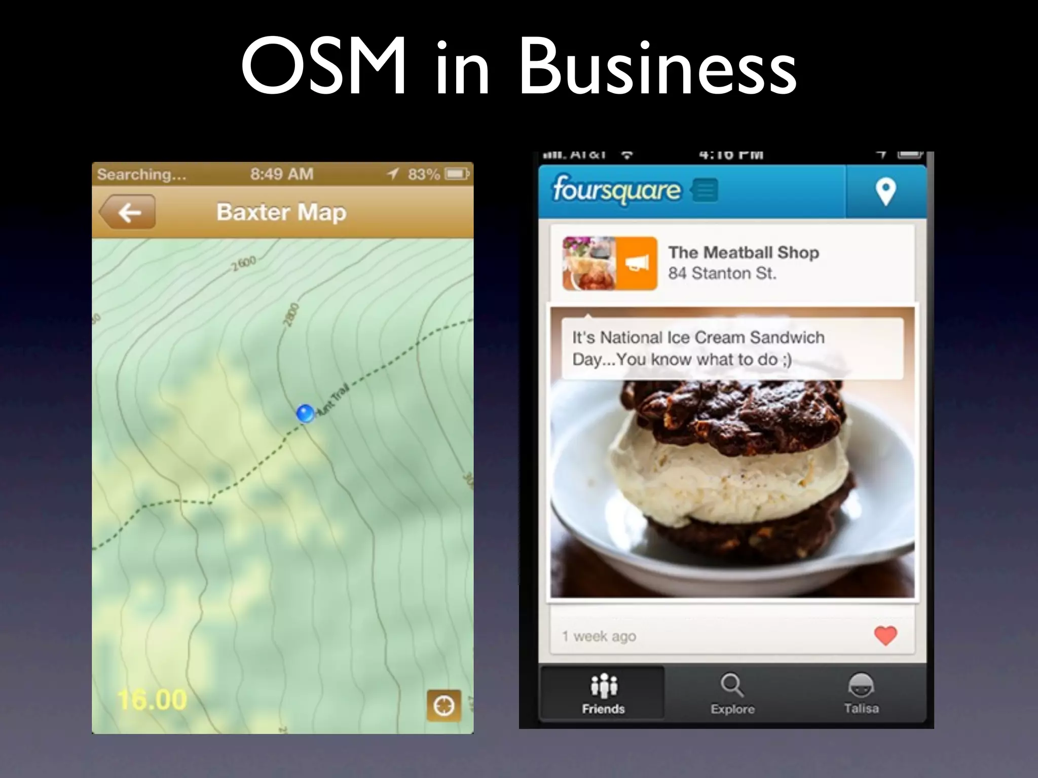 OSM in Business
 