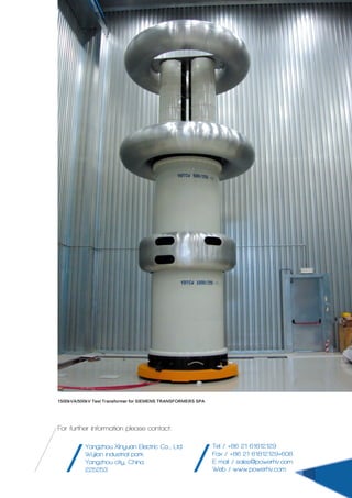 AC Test Transformer | PDF