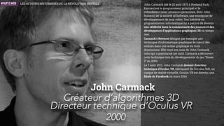 Steve Jobs
1976
Steve Jobs (1955 - 2011) et Steve Wozniak créent
Apple le 1er avril 1976 à Cupertino. Mike Markkula, un
business angel californien, apporte 250 000 dollars à
la nouvelle compagnie. l’équipe se met alors au
travail dans le garage de la maison familiale de Steve
à Los Altos.
Début juin 1977, Apple commercialise l'Apple II qui
peut être considéré, trois ans avant la sortie de l'IBM
PC, comme le premier ordinateur personnel construit
à grande échelle. Il rencontre le succès et fait la
richesse de la jeune entreprise.
Au début des années 1980, Jobs est l'un des premiers
à cerner le potentiel commercial de l'interface
graphique couplée avec l'usage d'une souris
développée au Xerox PARC (Palo Alto Research
Center). Pour avoir accès à cette technologie, il
propose aux responsables de Xerox d'investir dans
Apple. Les innovations de Xerox, améliorées par
l’équipe d’Apple, conduiront au lancement de l'Apple
Lisa en 1983 puis du Macintosh en 1984. Ils seront les
premiers ordinateurs personnels à proﬁter de ces
innovations.
Écarté de la direction d’Apple en 1985, Steve Jobs
reviendra en 1997 à la tête de l’entreprise alors au
bord de la faillite. Il en fera à nouveau la marque
mondiale n°1 après le succés des lancements de
l’iPod, iPhone, iPad…
Steve Jobs meurt le 5 octobre 2011 des complications
engendrées par la récidive de son cancer. Sa mort
déclenche une importante vague d’émotion dans le
monde entier.
L’informatique pour tous
ENTREPRENEURS
Créateur du Macintosh,
de l’iPhone et de l’iPad…
LES ACTEURS HISTORIQUES DE LA RÉVOLUTION NUMÉRIQUE
 