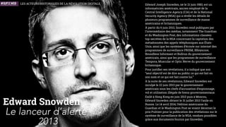 Né en 1953 aux États-Unis, Don Daglow a commencé à
créer des jeux vidéos dès 1971 quand il étudiait à
l’université de Pomona en Californie. En 1980, il est
embauché par Intellivision comme programmeur de
jeux vidéos avant d’être rapidement promu directeur
du Game Developement de la société. Il fut
notamment le créateur de Utopia, premier jeu de
simulation de vie et véritable hit qui fut nommé deux
fois aux hall of video games.
Après une expérience chez EA, où il participa au
développement de SimCity et acquis les droits de Star
Wars il monta sa propre société de jeux vidéos :
Stormfront Studios en 1988. Jusqu’à sa fermeture en
2008 cette start-up a vendu plus de 14 millions de
jeux.
On lui doit un projet ambitieux, le premier jeu de rôle
en ligne massivement multijoueur de l’histoire :
Neverwinter Nights, sorti en 1991. Prenant place dans
un décor de donjons et dragons, le jeu innove avec
l'apparition de clans de joueurs, appelés « guildes », et
la notion de jeu « joueur contre joueurs ». Arrêté en
1997, il comptait plus de 100 000 joueurs abonnés. Ce
jeu fut honoré à la 59ème cérémonie des  Technology
& Engineering Emmy Awards.
Don Daglow
Créateur du premier jeu MMORPG
1991
INNOVATEURS
LES ACTEURS HISTORIQUES DE LA RÉVOLUTION NUMÉRIQUE
 
