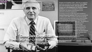 Joseph Alois Schumpeter (1883-1950) est un
économiste autrichien, connu pour ses théories sur la
destruction créatrice et l’innovation. À partir de 1927
et jusqu'à sa mort, il enseigna à l'Université de
Harvard aux États-Unis où il s'installe déﬁnitivement
en 1932, à la suite de la montée des extrémismes en
Europe centrale.
Avec la parution de son livre “Capitalisme, Socialisme
et Démocratie” publié en 1942, il désigne la
“destruction créatrice” comme un processus
perpétuel de l’économie qui voit disparaître des
secteurs d'activités avec destruction d’emplois
simultanement à la création de nouvelles activités et
de nouveaux emplois. Il est le premier à théoriser
l’innovation comme véritable ressort de la croissance
économique. D’après lui, chaque cycle économique
résulte d’une innovation fondamentale, qui rompt
avec un modèle existant : la vapeur, l’électricité… plus
tard, l’informatique ou encore les nano-technologies.
C’est pourquoi, dans la théorie de Schumpeter,
l’entrepreneur-innovateur est un acteur essentiel de
l’économie, créateur de valeur et d’emplois. La pensée
économique de Schumpeter est aujourd’hui
particulièrement pertinente pour comptrendre les
phénomènes liés aux technologies de rupture.
Il éditera à titre posthume une monumentale
“Histoire de l'Analyse Économique” (1954) qui fait
encore référence.
Joseph Schumpeter
La “destruction créatrice”
1942
IDÉES
LES ACTEURS HISTORIQUES DE LA RÉVOLUTION NUMÉRIQUE
 