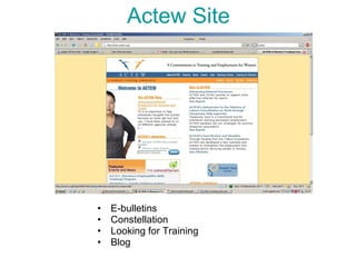 Actew  Site E-bulletins Constellation Looking for Training Blog 