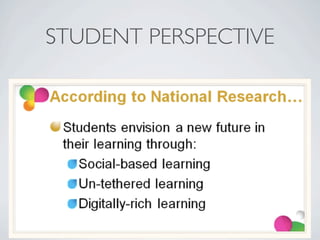 STUDENT PERSPECTIVE
 