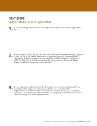 ACT - Getting Started Guide | PDF