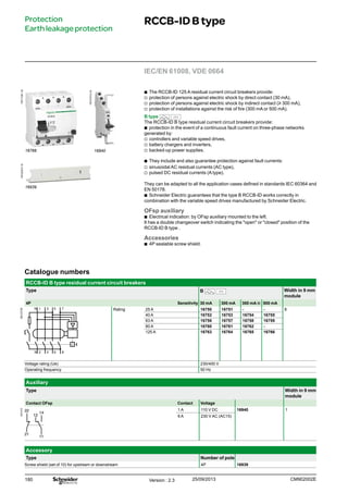 Multi 9 Rccb Acti 9-rccb-catalogue | PDF