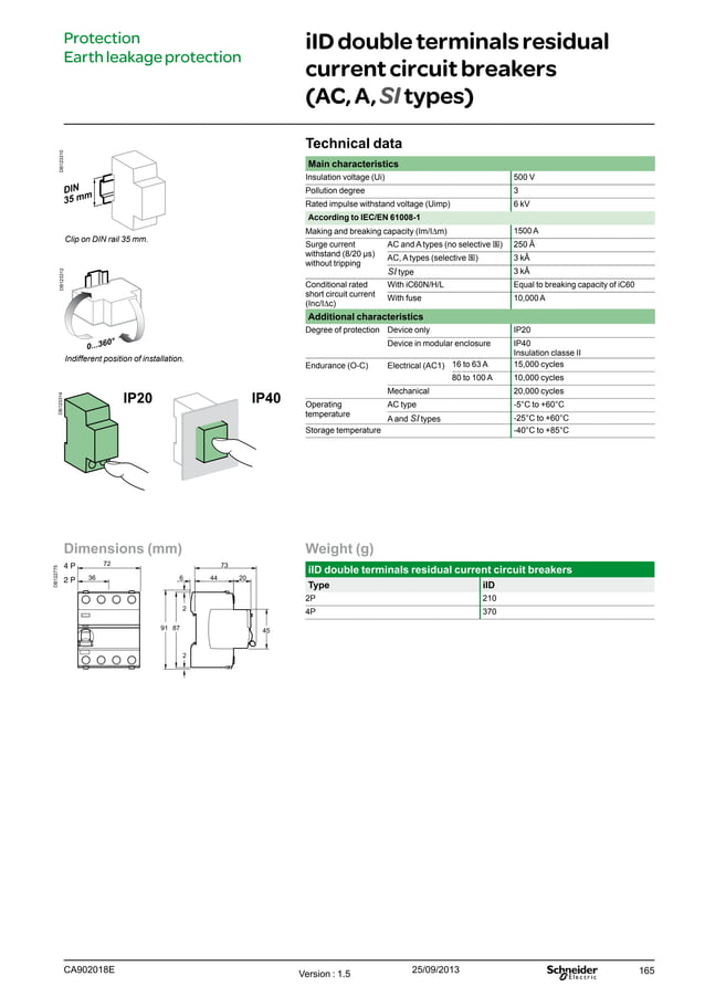 Eps Rccb Catalogue.pdf Acti 9-rccb-catalogue | PDF