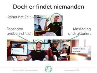 actified - Sportler einfach zusammenbringen