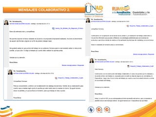 MENSAJES COLABORATIVO 2.
 