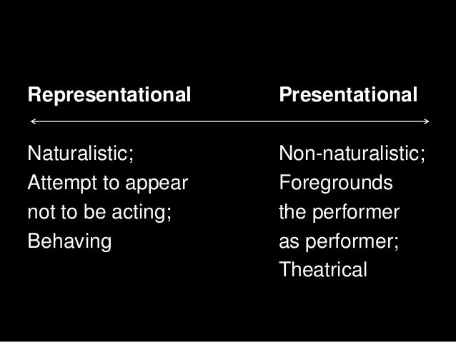 Presentational Acting Vs Representational – VLFG