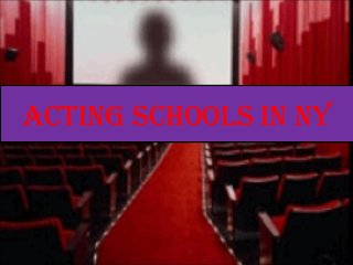 acting schools in ny
 