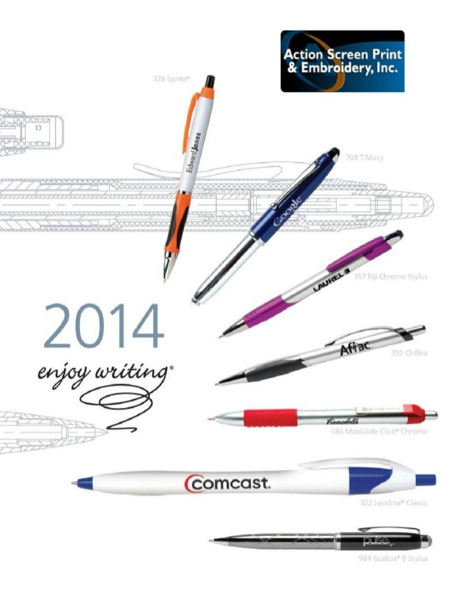 Action Screen Printing Logo Pens