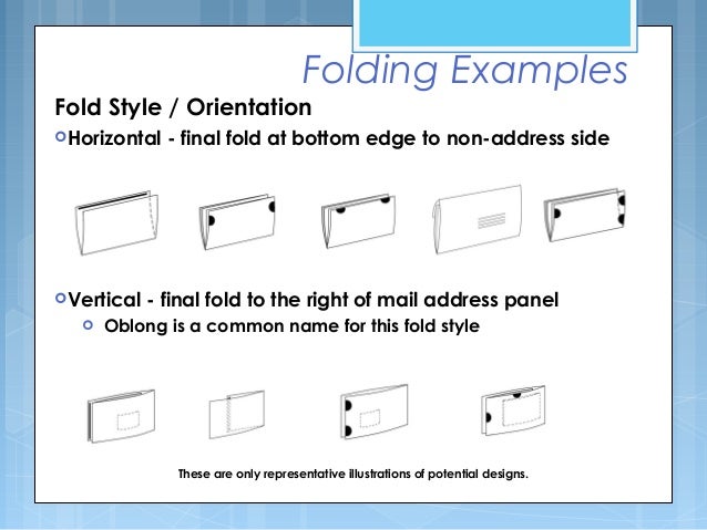folding mailers
