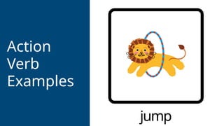 Action-Verbs-Vocabulary for secondary students | PPTX