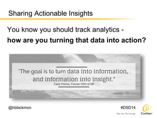 Analytics Deep Dive: 4 step framework for sharing actionable insights ...