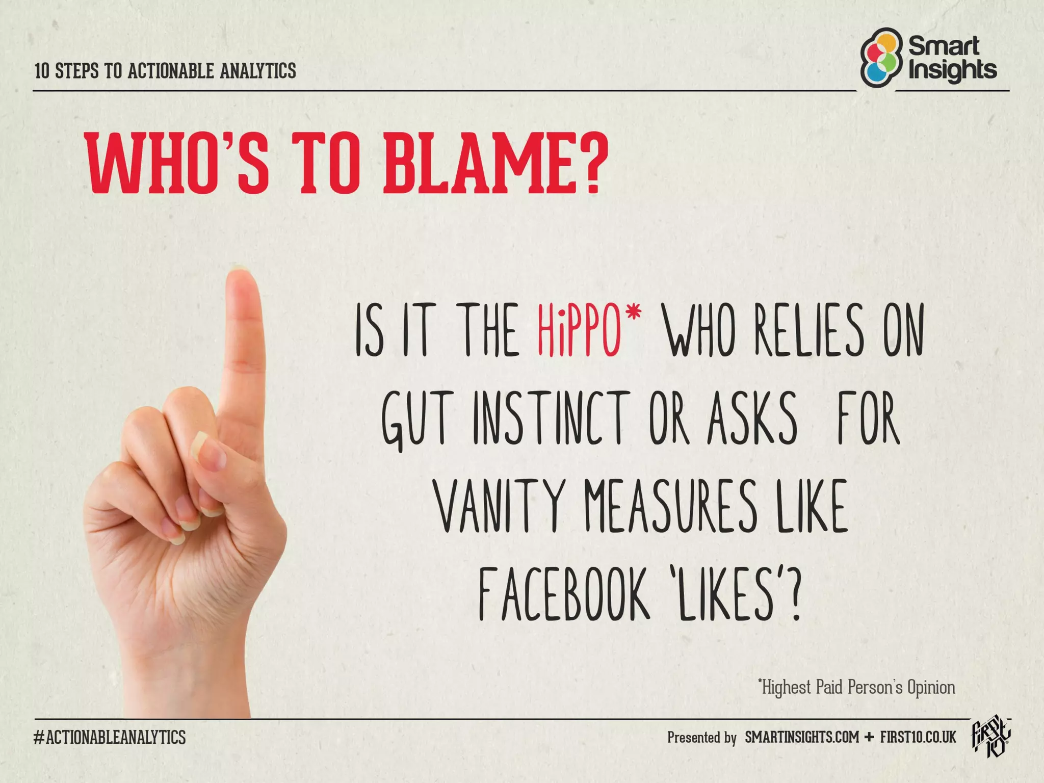 10 Steps to Actionable Analytics for Digital Marketing